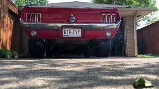 1967 Mustang 289 Start Up