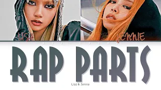 BLACKPINK Jennie & Lisa - English Rap Parts - Lyrics (2022 Update) (Color Coded Lyrics)