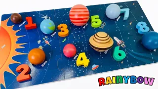 Learn 8 Planets of the Solar System for Preschool Toddlers