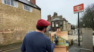 Plein Air & Studio painting: Knaresborough Signal Box - Episode 2.