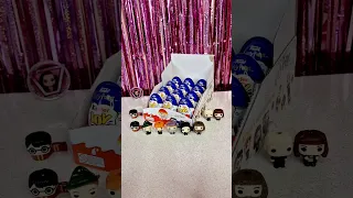 #shorts Part 2. Unboxing 6 Kinder Joy Harry Potter Funko pop mini mystery figures 🪄  A2A Code Hack