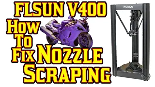 FLSUN V400 ELIMINATE NOZZLE SCRAPING WITH THESE SIMPLE CURA SETTINGS & ROOM UPDATE.