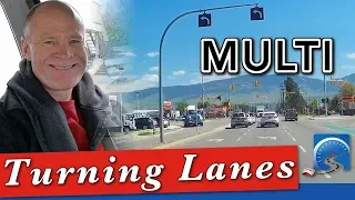 How to Use Multiple Turning Lanes Correctly