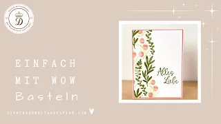 Einfach mit WOW Effekt basteln | mit Wintertraum und noch mehr Wünsche #stampinup #stempeln #basteln