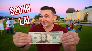 How To Spend A Day In LOS ANGELES With ONLY $20! LA On A Budget