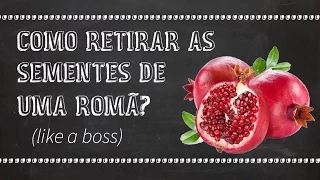 Como retirar as sementes de uma romã? | Dicas e truques de cozinha