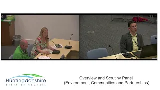 Overview and Scrutiny Panel (Environment, Communities and Partnerships) 08/06/23 - 7pm