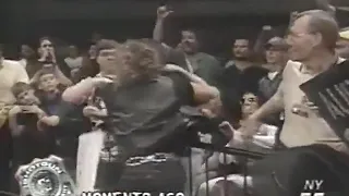 Brian Pillman attacks fan