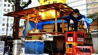 Old Style fried ramen Stall in Hakata ｜ Japanese Street Food