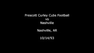 10/14/93 - 9th Grade Football - Nashville