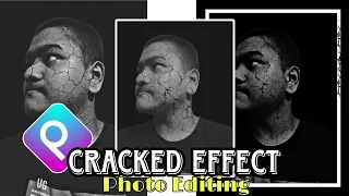 Cracked effect Photo Editing tutorial || PicsArt Photo Editing.