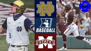 #10 Notre Dame vs #7 Miss State | Winner To College World Series | 2021 College Baseball Highlights
