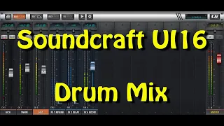 Soundcraft UI16 Drum Mix