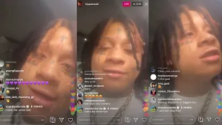 Trippie Redd Chillin At Mcdonald’s on IG Live | Dec 29th, 2019