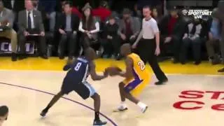 Kobe Bryant Angry With Jeremy Lin Grizzlies vs Lakers January 2, 2015 NBA 2014 15 Season