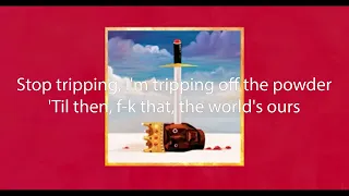 Kanye West POWER Lyrics Video (Clean)