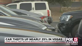 Car thefts up nearly 25% in Las Vegas area