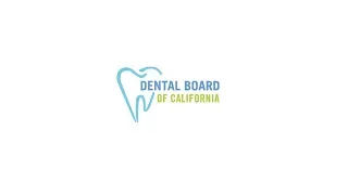 Dental Board of California Meeting -- May 16, 2019