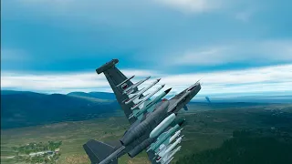 DCS VR | Su-25T strike on SAM site | Digital Combat Simulator