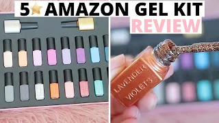 TESTING A HIGHLY RATED AMAZON GEL POLISH AT HOME KIT | FIRST IMPRESSION & DEMO!