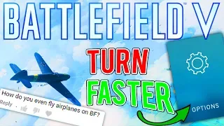 How to turn FASTER in Battlefield V! Dogfighting Tips and Tricks