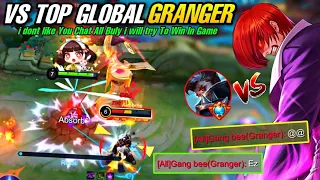 TOP GLOBAL CHOU VS TOP GLOBAL TRASHTALKER GRANGER! WHO WIN ? IN THE RANED GAME!! - MLBB