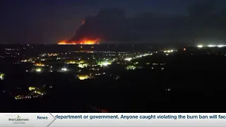 Wildfire continues in Beauregard Parish