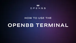 How to use the OpenBB Terminal - full length version