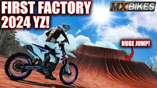 THE FIRST EVER 2024 FACTORY YAMAHA IN MXBIKES IS INSANE!!