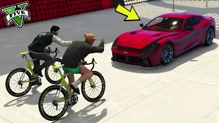 GTA 5 ONLINE 🐷 FERRARI VS BICICLETTA !!! 🐷 LTS 🐷N*299🐷 GTA 5 ITA 🐷 DAJE !!!!!!!