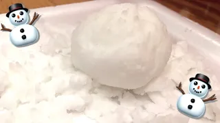 How to make DIY FAKE SNOW ⛄️!