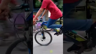Bicycle Stunt || Rolling Stoppie Practice || 28/09/2022 || Viral Shorts #Shorts