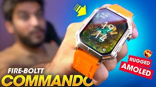 The BEST *RUGGED AMOLED* Smartwatch Under ₹3000 Rs. ⚡️ Fire-Boltt COMMANDO Smartwatch Review!