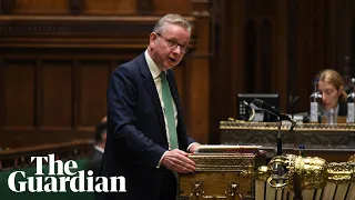 Michael Gove performs Brexit U-turn at dispatch box