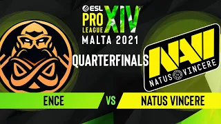 CS:GO - Natus Vincere vs. ENCE [Nuke] Map 2 - ESL Pro League Season 14 - Quarterfinals