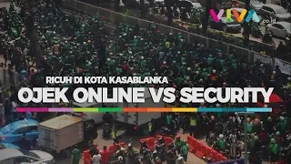 Bentrok Ojek Online vs Security di Mal Kota Kasablanka