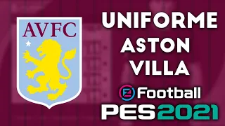 PES 2021 - Uniformes/kits Aston Villa (20-21) Xbox