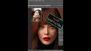 How to match skin tone 👩 using color sample tool in photoshop 2022