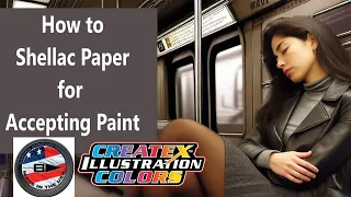 How to Apply Shellac to Paper to Accept All Paint Such as Acrylic or Oil Paint