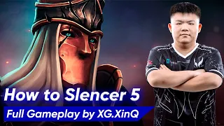 XinQ SILENCER HARD SUPPORT 5 Pos | Dota 2 7.35d Pro Gameplay