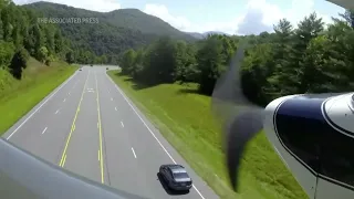 Pilot lands small plane on North Carolina highway