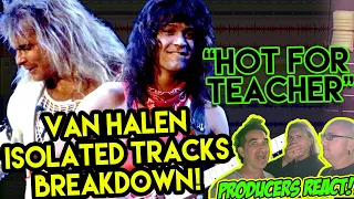 Van Halen - Hot For Teacher [ISOLATED TRACKS - REACTION & ANALYSIS] musicians react S01E08