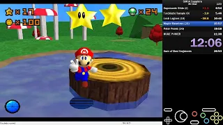 SM64 Sapphire - 30 Star Speedrun in 21:19 (PB)