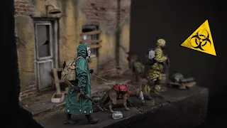 Post Apocalyptic Diorama 'Someone was here..' (Scale 1/35) Part.2 Final
