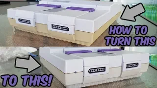 Super Nintendo Restoration (How To Remove Yellowing From Video Games & Sneakers)