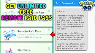 How To Get Free Remote Raid Pass in Pokemon Go | Pokemon Go Free Remote Raid Pass Trick in Hindi