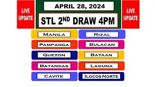 stl 2nd draw result live update 4:00 pm April 28, 2024 Sunday