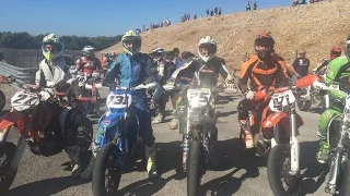 Championnat de France Supermotard 2015 Castellet (Crash)