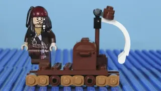 LEGO Pirates: Captain Jack Sparrow's Great Escape! STOP MOTION | Billy Bricks