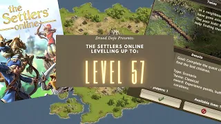 Reaching level 57 in The Settlers Online